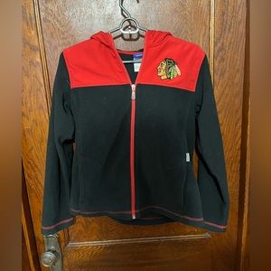 Blackhawks Reebok performance fleece size m